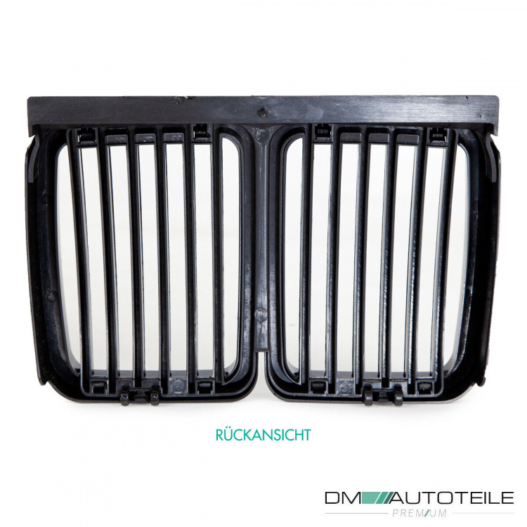 Satz Sport Kühlergrill für BMW 3er E30 passend in hochglanz Schwarz alle Modelle